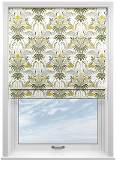 Cotswold Faux Silk, Marigold - Motorised Roman Blind